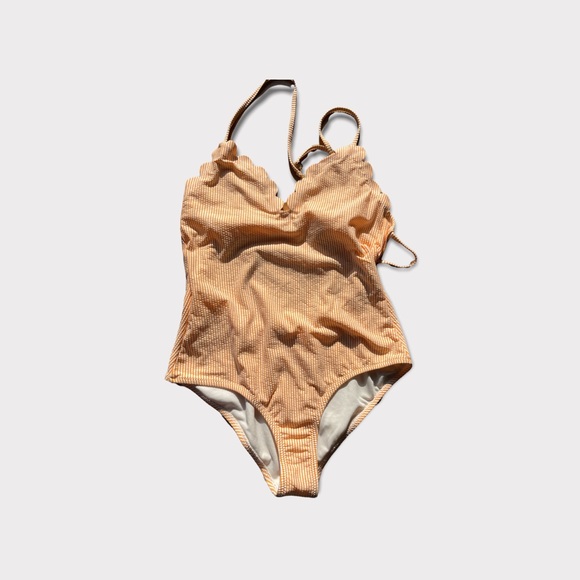 Jessica Simpson Under the Sea Scalloped One Piece - Picture 1 of 6